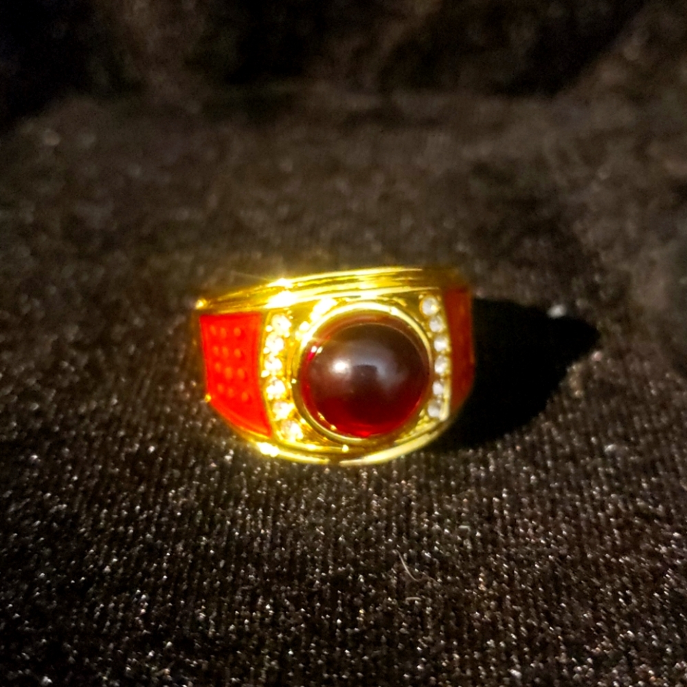 Men sterling silver ring